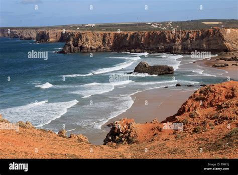 Portugal, Algarve, Sagres, Praia do Tonel, beach Stock Photo - Alamy