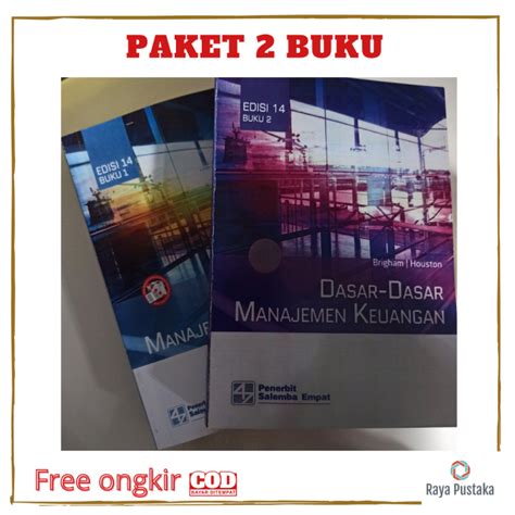 Paket 2 Buku Dasar Dasar Manajemen Keuangan Edisi 14 Jilid 1 And 2 Penulis Brigham Lazada