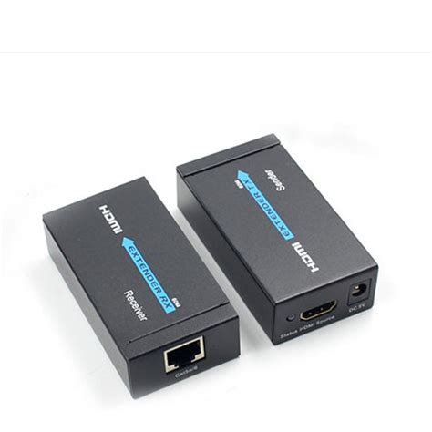 Jual Hdmi Extender 60m Cat 5 5e 6 Converter Hdmi To Lan 60 Meter