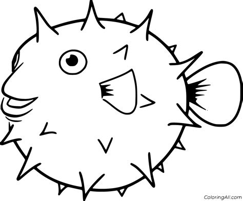 Pufferfish Coloring Pages (34 Free Printables) - ColoringAll