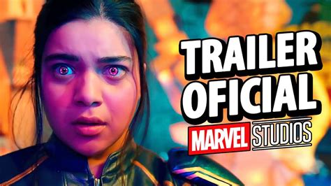 QUE ISSO MS MARVEL TRAILER OFICIAL MARVEL STUDIOS DISNEY REAÇÃO