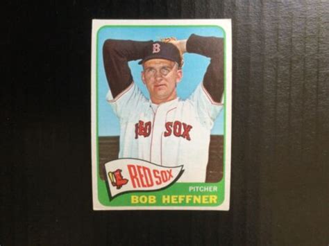 1965 Topps Baseball 199 Bob Heffner Excellent Mint Condition Ebay