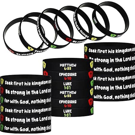 Amazon Bible Verse Bracelets Christian Scripture Bracelets Bulk