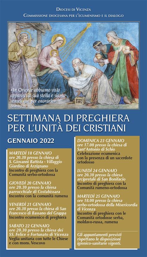 Settimana di preghiera per l unità dei cristiani Azione Cattolica