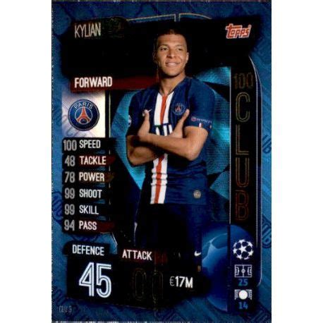 Sale Card Online Kylian Mbapp Club Paris Saint Germain Match Attax