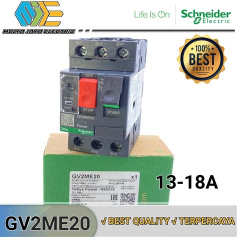 Jual Schneider GV2ME20 13 18 Thermal Magnetic Motor Circuit GV2 ME20