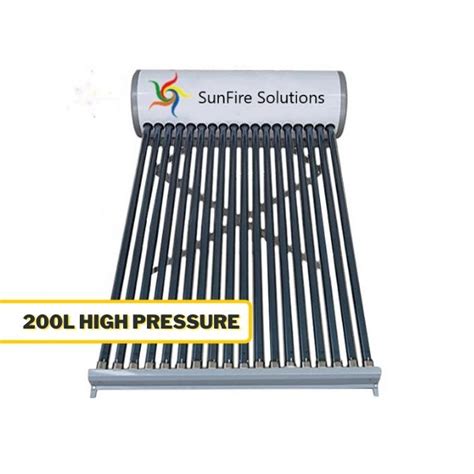 L High Pressure Solar Geyser Sunfire Solutions