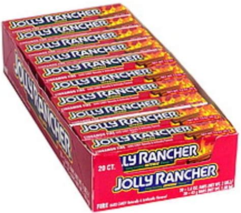 Jolly Rancher Cinnamon Fire Hard Candy 20 Ea Nutrition Information