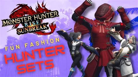 Mhr Sunbreak Fashion Hunter Sets Youtube