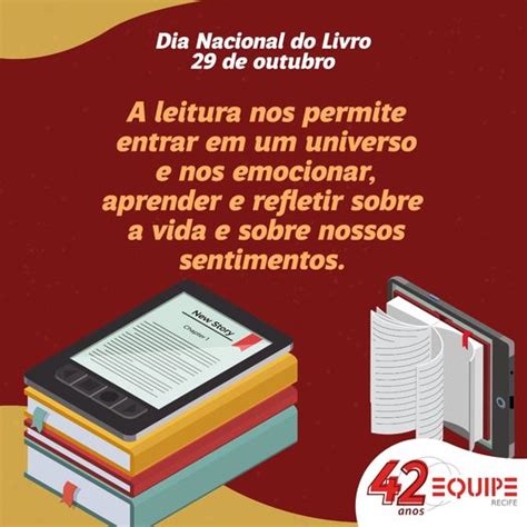 Dia Nacional Do Livro 29 De Outubro Colegioequipe