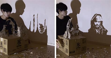 Artist Creates Realistic Shadow Portraits Of Celebrities