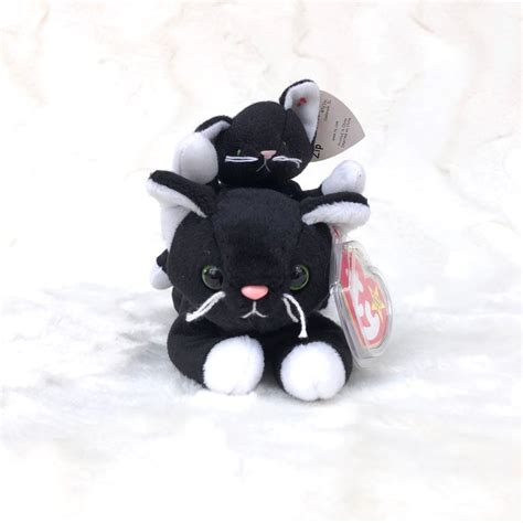 Ty Zip The Black Cat 1994 Beanie Baby Etsy