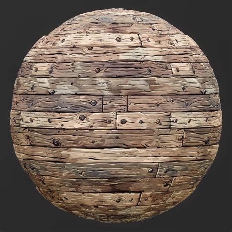 Stylized Wood Seamless Texture Flippednormals