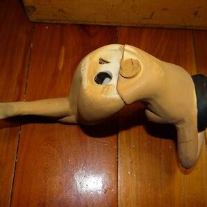 Vintage 1960s Or 1970s 2 Piece Nude Lady Salt And Pepper Brunette Black Hair Black Dahlia Style