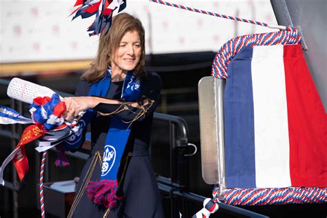 Video Carrier John F Kennedy Christened Usni News