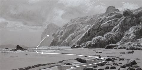 How To Draw A Coastal Landscape Samuel Earp