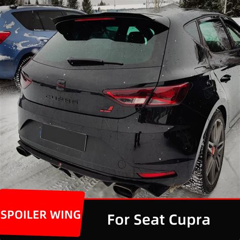 For Seat Leon Cupra Hatchback R St Fr Rear Roof Trunk Lid Car Spoiler