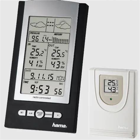 Hama 00186355 EWS 800 Weather Station Instruction Manual