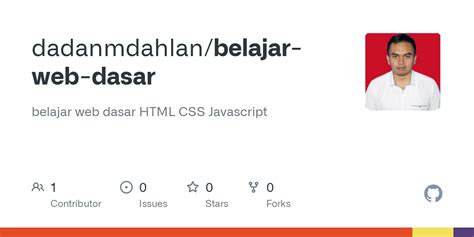 Github Dadanmdahlan Belajar Web Dasar Belajar Web Dasar Html Css