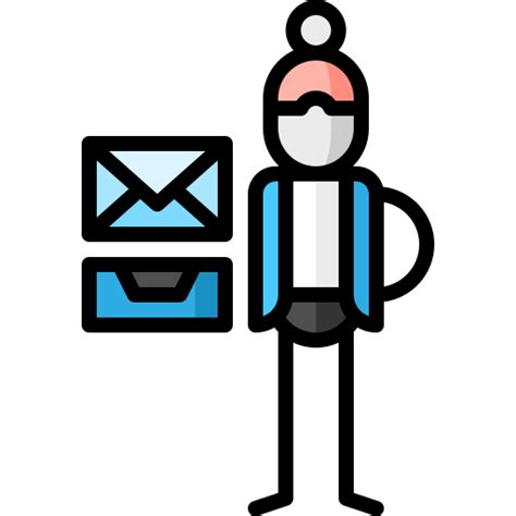 Inbox Puppet Characters Lineal Color Icon