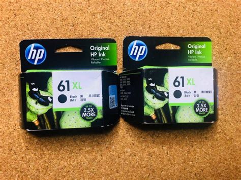 【未使用】ヒューレット・パッカード Hp純正インクカートリッジ 61xlブラック2 5x More 2個【期限切れ未使用】の落札情報詳細 ヤフオク落札価格検索 オークフリー