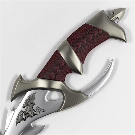 Fantasy Dagger 3d Model