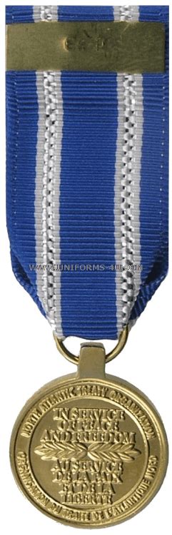 NATO ISAF AFGHANISTAN ANODIZED MINI MEDAL