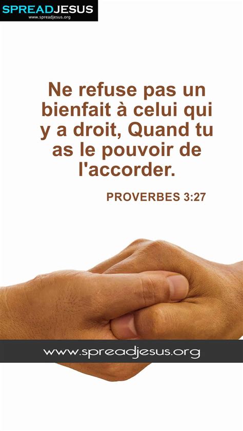 Proverbs 3 27 French Bible Quotes PROVERBES 3 27 Mobile Wallpaper