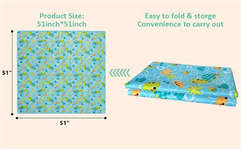 Splat Mat For Under High Chair 51x51 Large Baby Anti