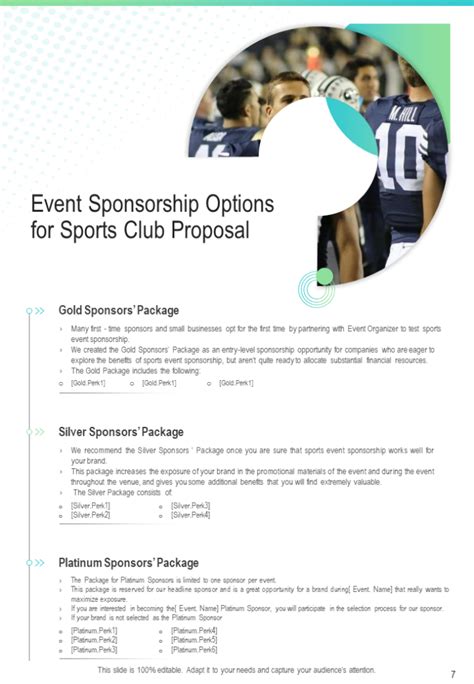 Top 10 Sports Club Proposal Templates To Gain Sponsorships With