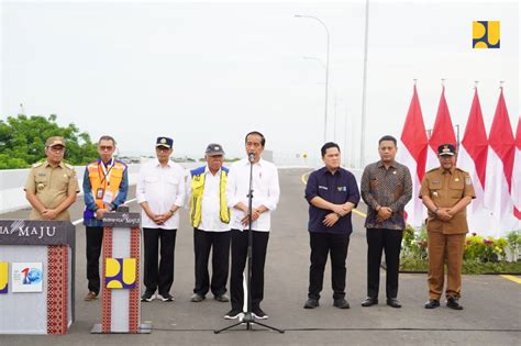 Percepat Konektivitas Menuju Pelabuhan Presiden Jokowi Resmikan Jalan