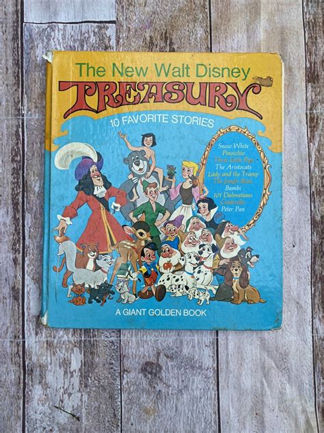 The New Walt Disney Treasury Favorite Stories Golden Book Vintage