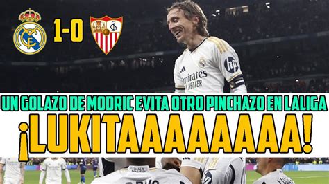 Modric Revienta Al Sevilla Y A Los Rbitros Con Un Golazo Que Mantiene