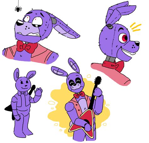 Fnaf 1 Bonnie The Bunny Now With 100 More Eyebrows