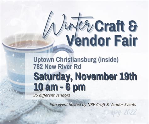 Winter Craft And Vendor Fair Uptown Christiansburg Mall Rockstep Capital