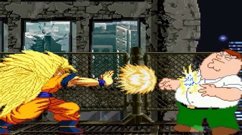 Mugen Super Saiyan 3 Goku Vs Peter Griffin Hd Youtube