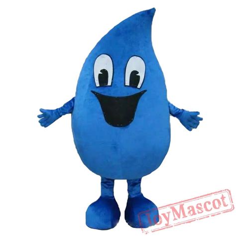 Adult Water Drop Mascot Costume