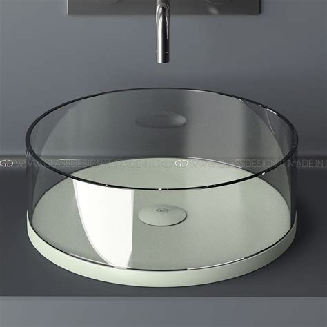 Aufsatzwaschbecken XTREME SMALL MEDIUM GLASS DESIGN Srl Glas