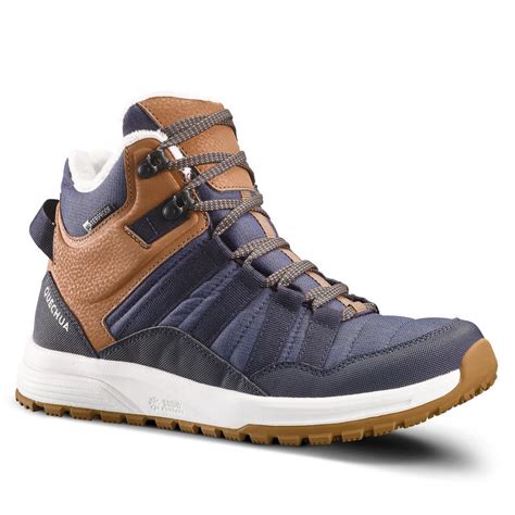 Women's Warm Waterproof Snow Walking Shoes - SH100 X-WARM - Mid - Decathlon