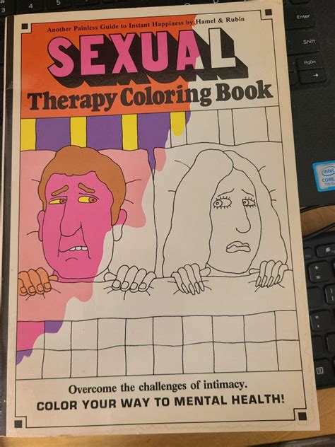 Sexual Therapy Coloring Book Marilyn Hamel Marvin Rubin 1st