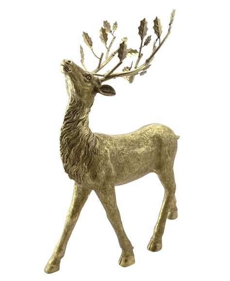 Figurka jeleń Golden Deer ArteHome Ekskluzywne wyposażenie wnętrz