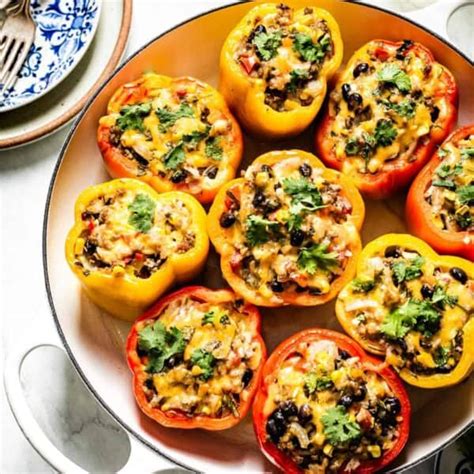 Mexican Stuffed Bell Peppers Recipe Foolproof Living