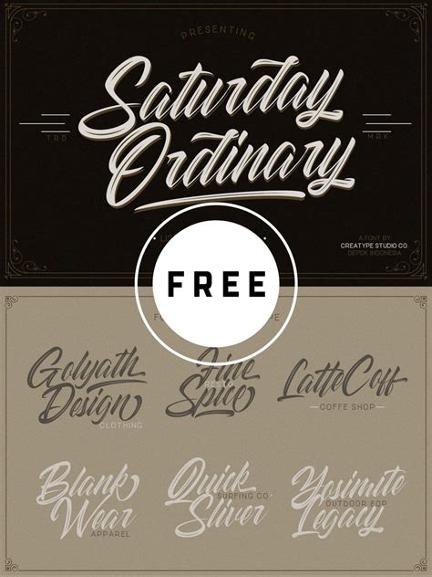 Vintage Script Font