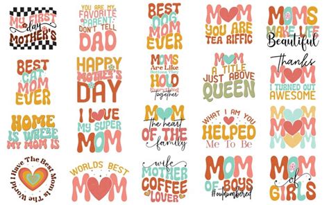 Premium Vector Happy Mothers Day Sublimation Bundle