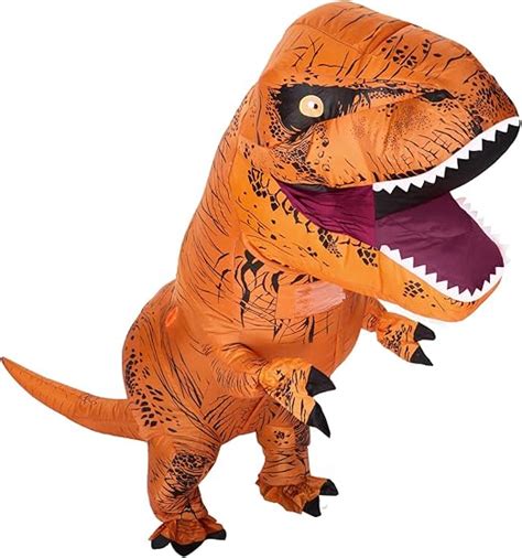 Gaboss Disfraz De Dinosaurio Inflable Para Adulto T Rex Traje De