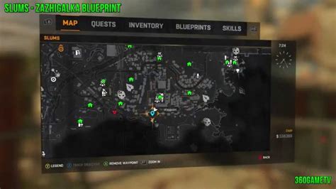 Dying Light 48 Blueprint Locations In Slums Youtube