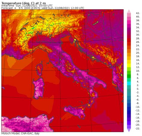 Meteo Le Temperature Massime Di Oggi In Italia 38C A Jesi 36C A