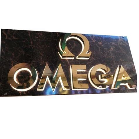 Rectangle 5mm Stainless Steel Glow Sign Board For Advertising At Rs