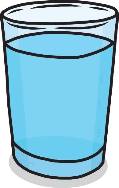 Best Cartoon Of Glasses Water Illustrations Royalty Free Vector