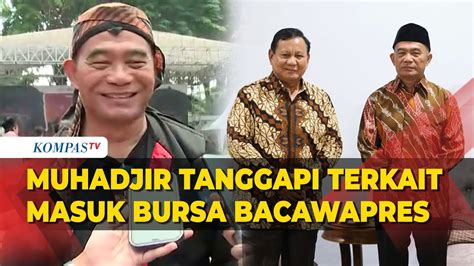 Tanggapan Muhadjir Effendy Disebut Ketum Pan Masuk Kandidat Bakal